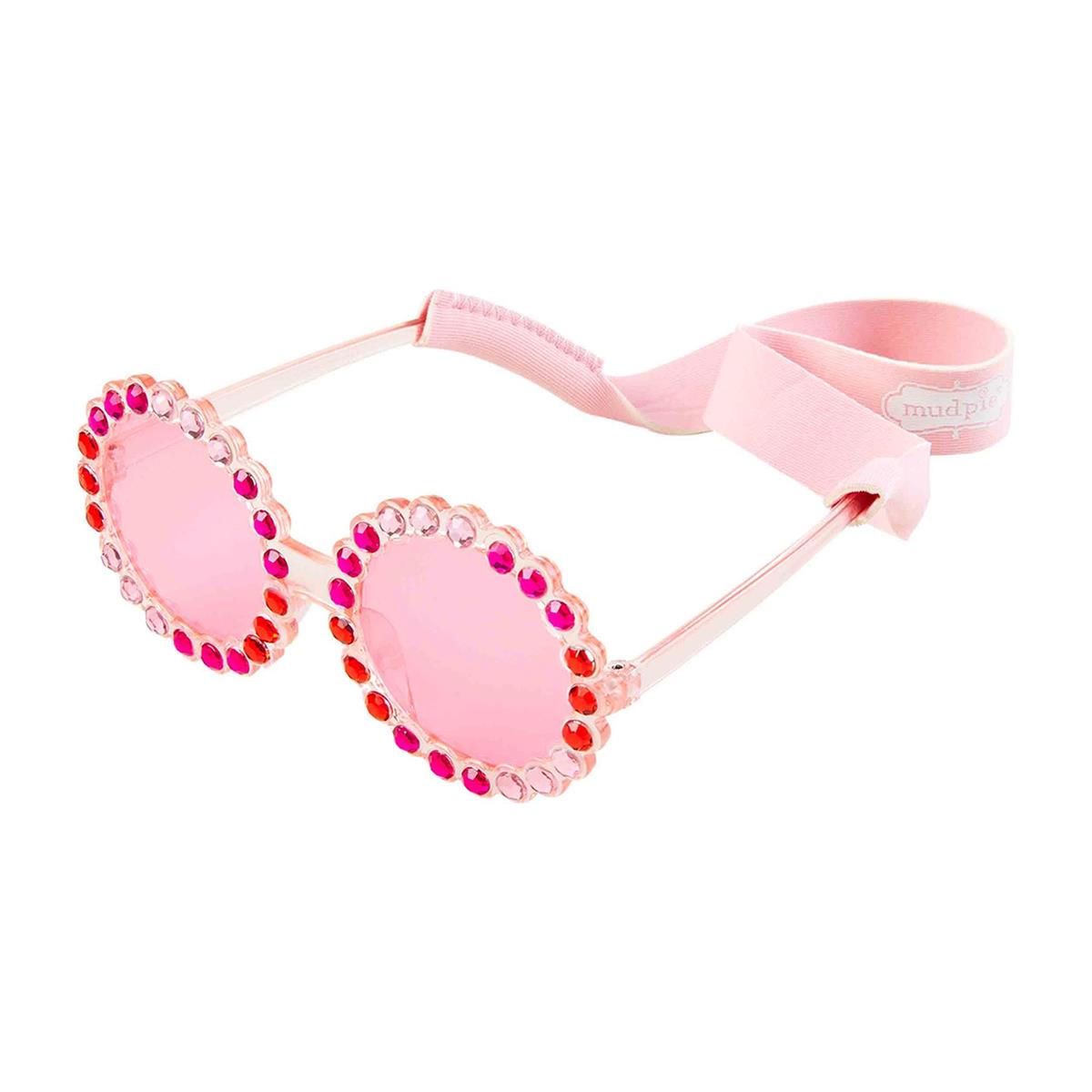 Pink Rhinestone Sunglasses