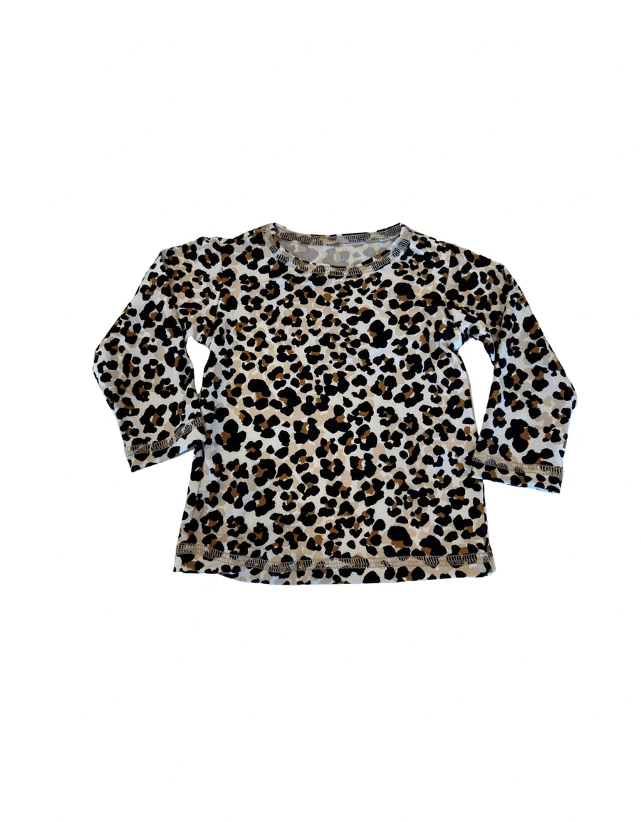 Tan Leopard Long Sleeve