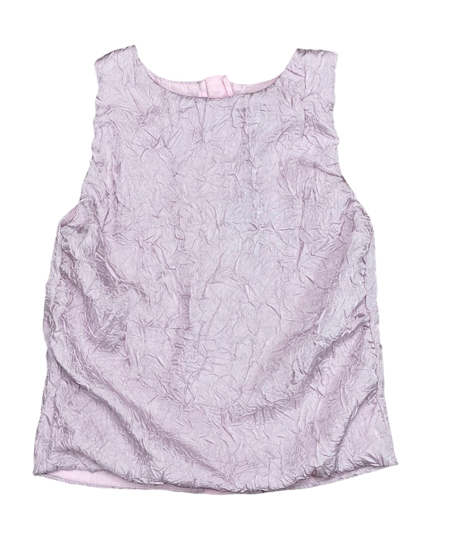 Lilac Pleated Tank Top