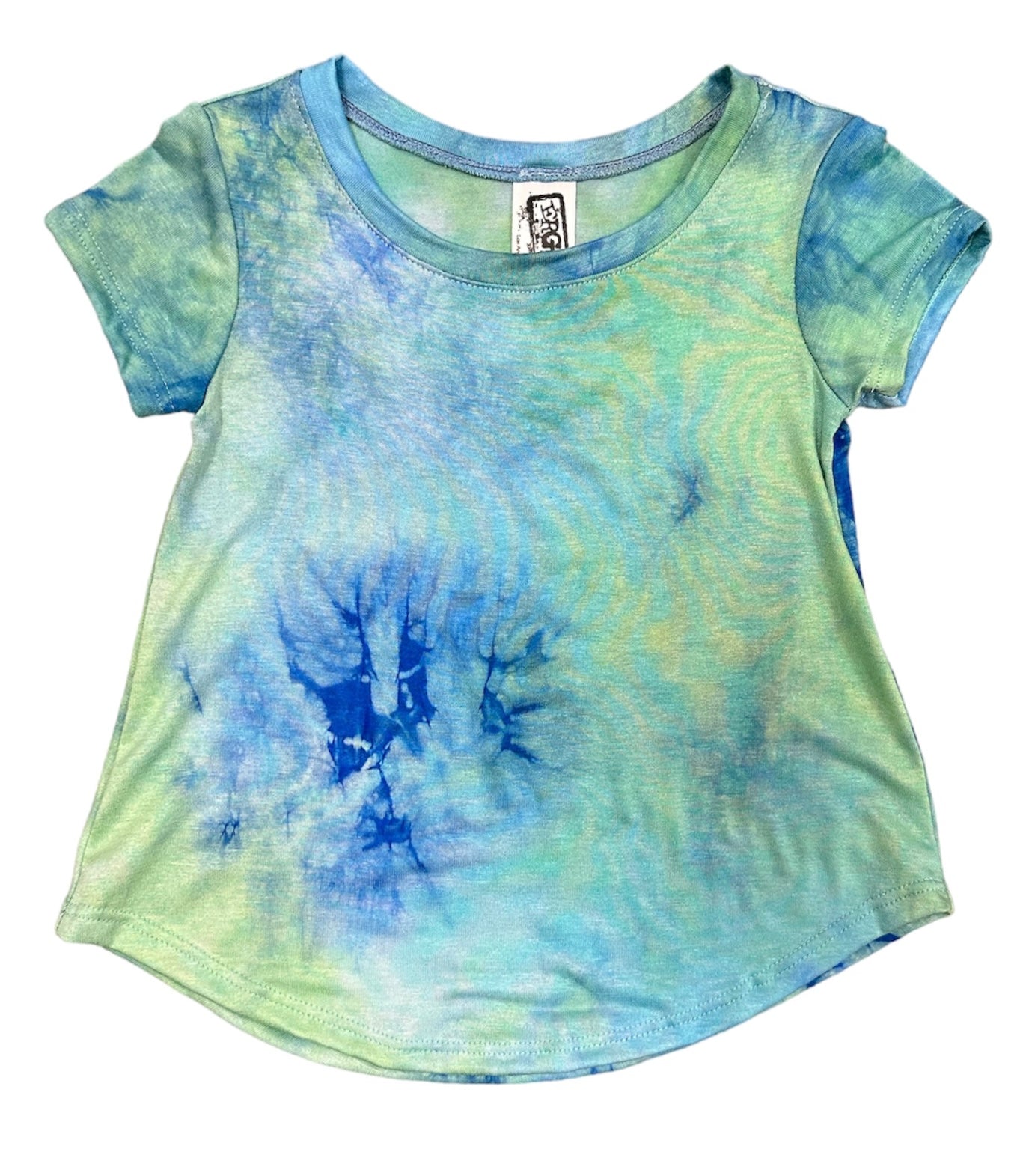 Green Tiedyed Tee