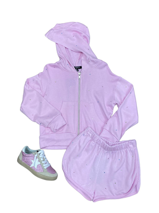 Pink Rhinestone Jacket