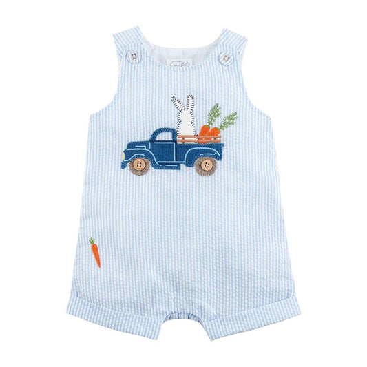 Easter Seersucker Shortall