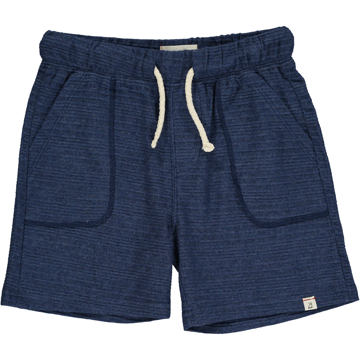 Navy Ribbed Bluepeter Shorts
