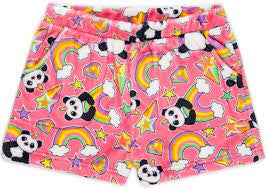 Panda Plush Shorts