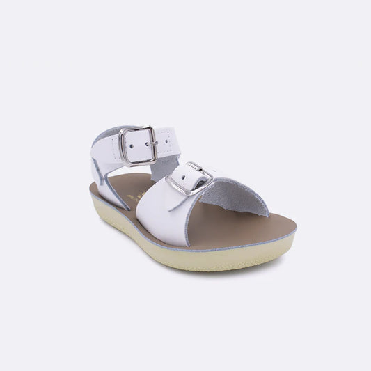 White Velcro Surfer Sandals