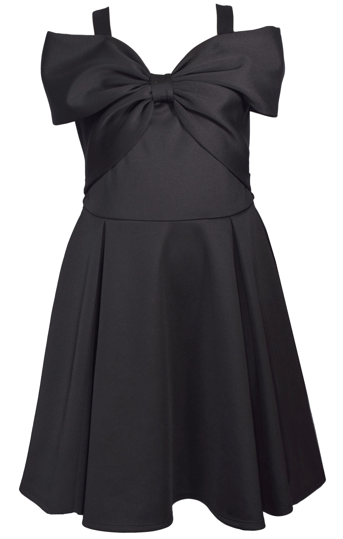 Black Bow Front Dress