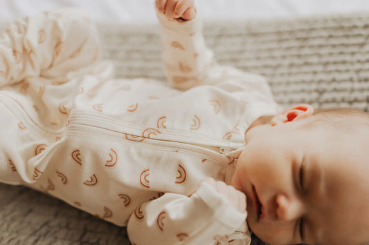 Earth-tone Rainbow Footie