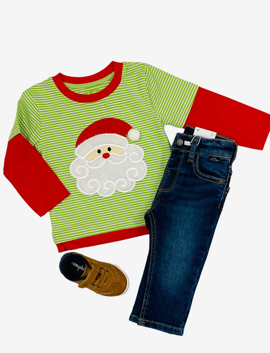 Santa Boy’s LS Shirt