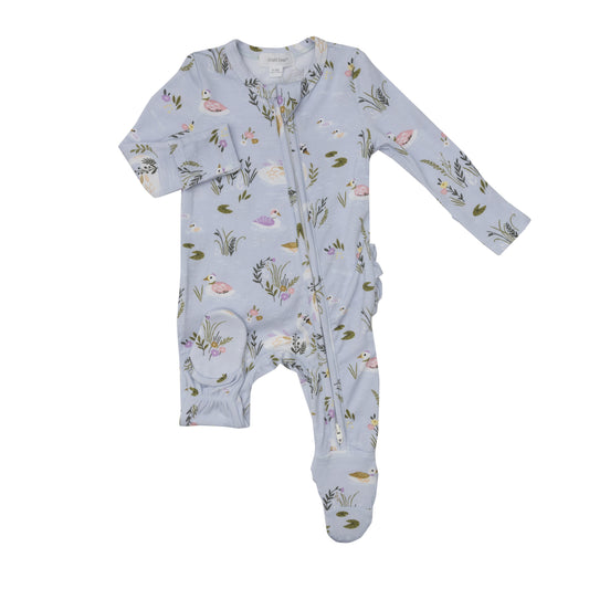 Swans 2Way Zipper Footie