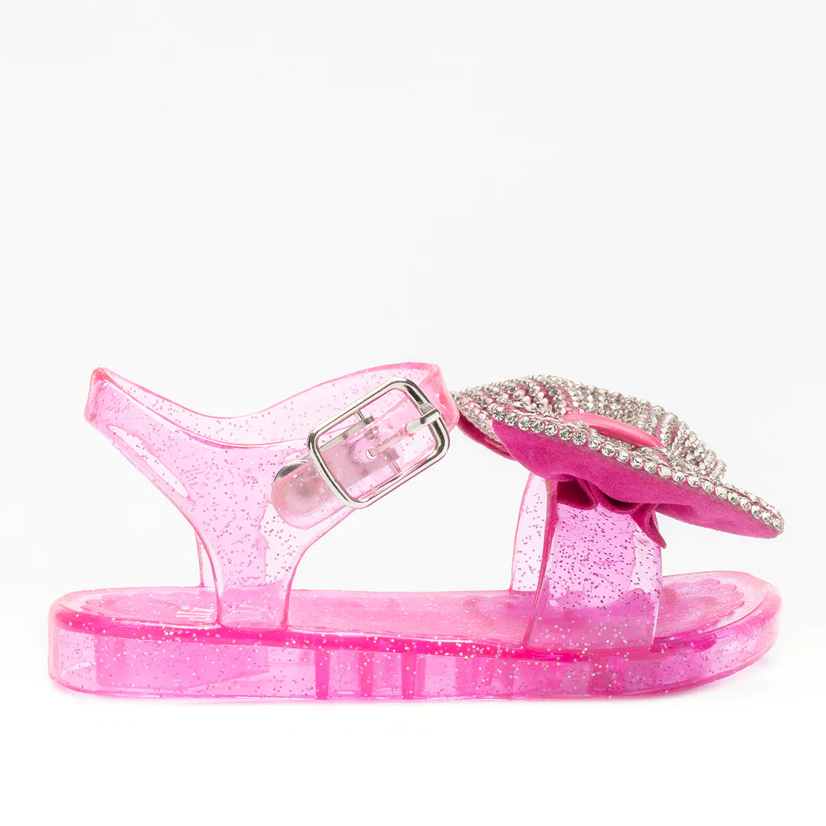 Sparkly Pink Jelly Sandal