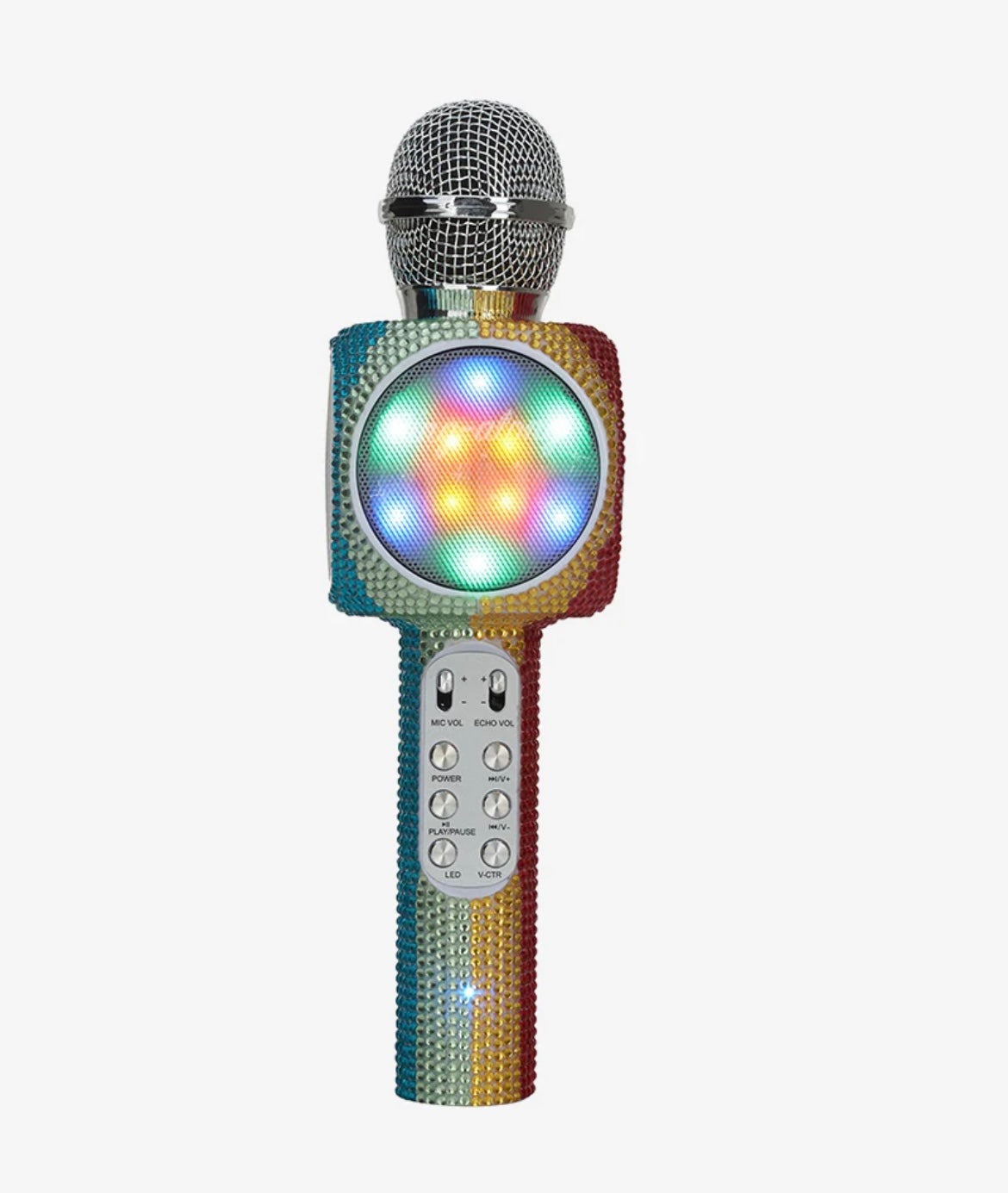Rainbow Bling Karaoke Microphone