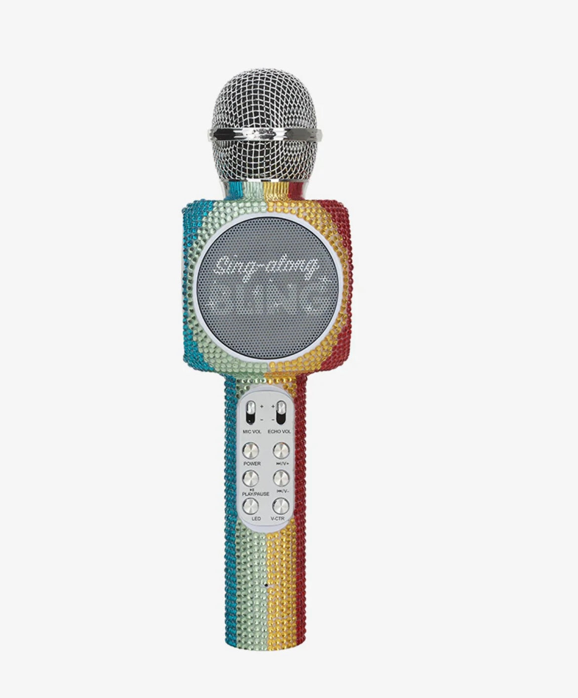 Rainbow Bling Karaoke Microphone