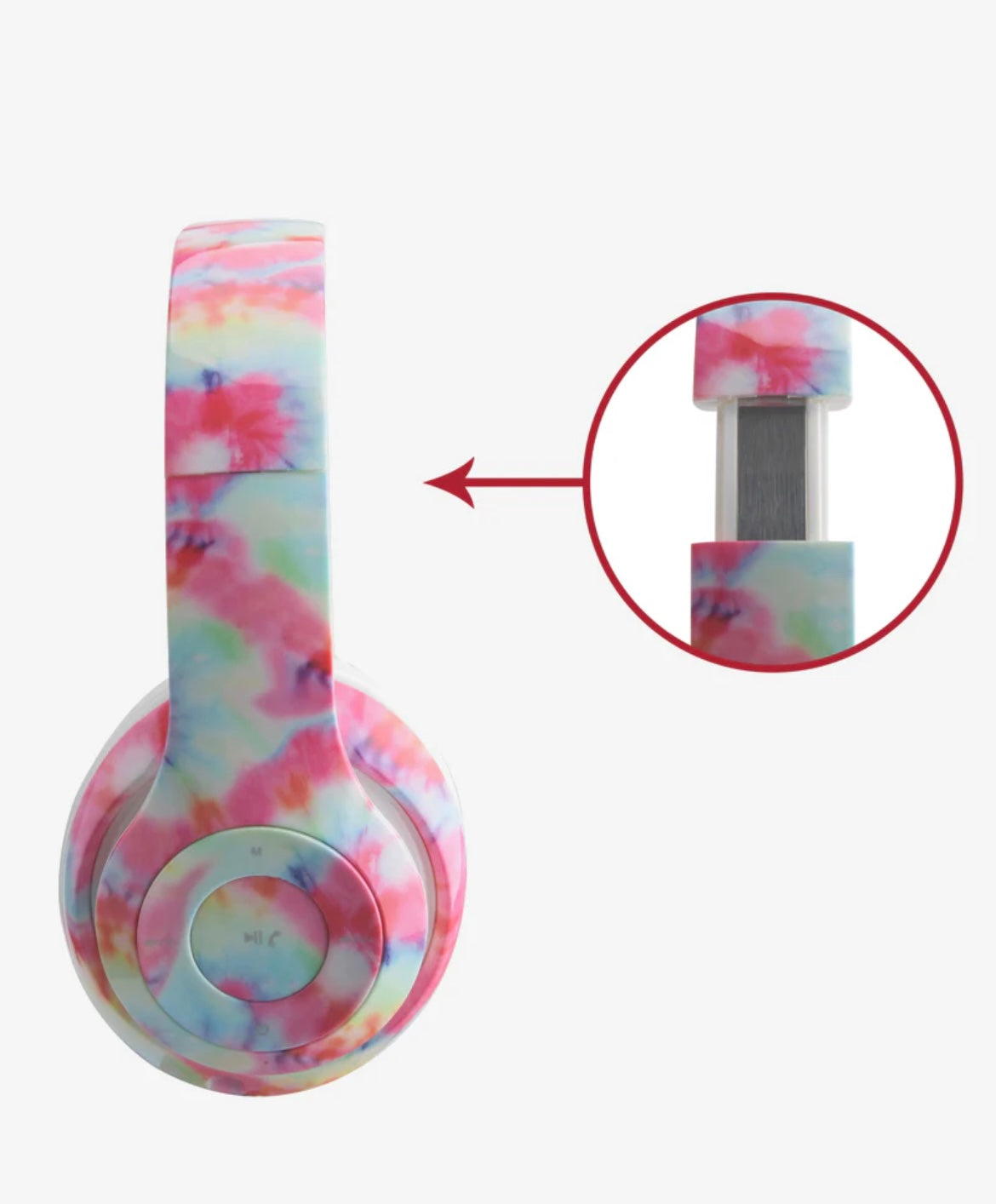 Tie Dye Stereo Headphones