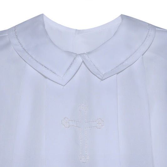 Carson White Girl Baptism Gown