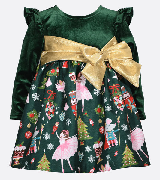 Nutcracker Velvet Dress